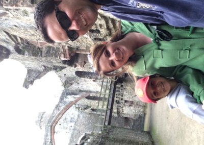 Matthew Littlemore and his family in England